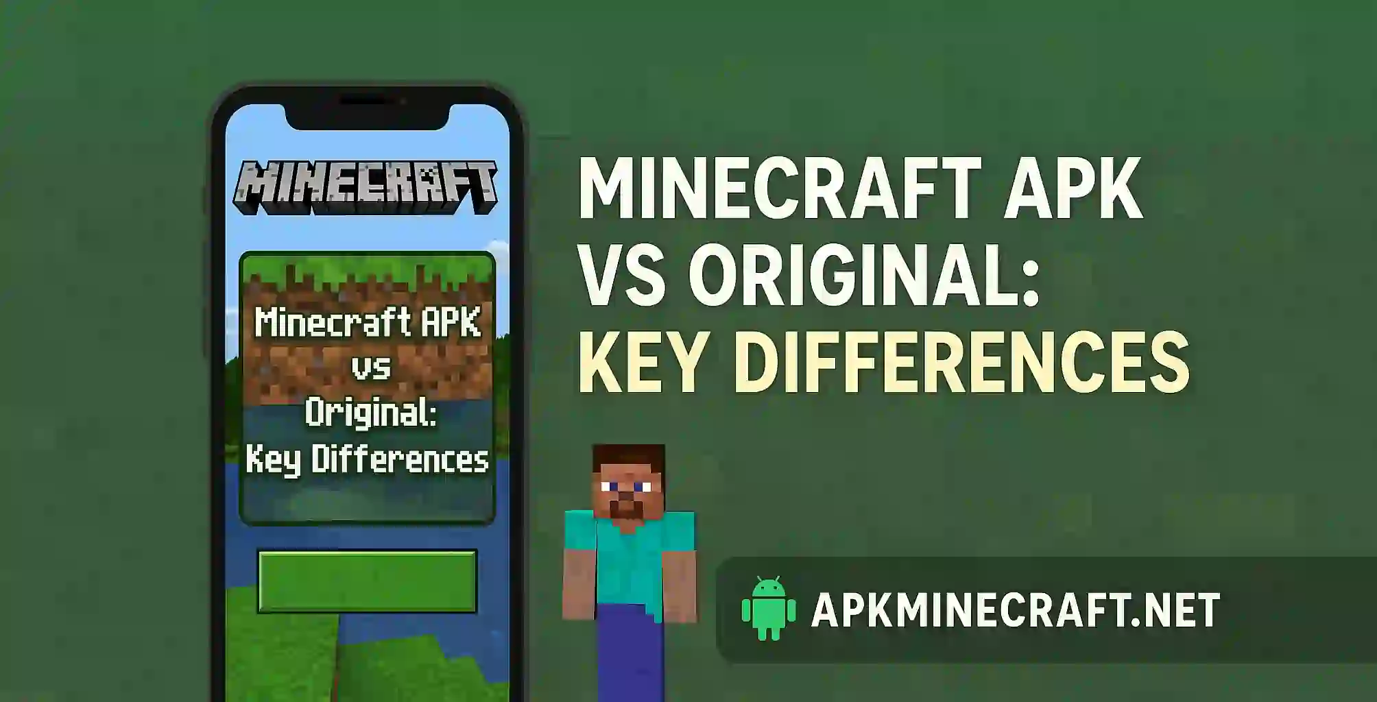 Minecraft APK vs Original: Key Differences